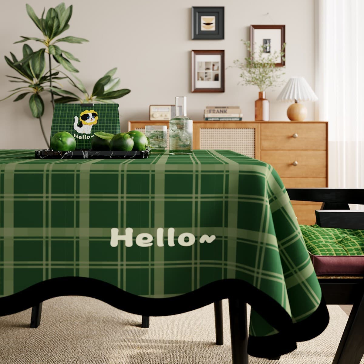 2026 New Light Luxury High-End PVC Tablecloth Waterproof Oil-Proof No-Wash Home Irregular Table Cover Wholesale