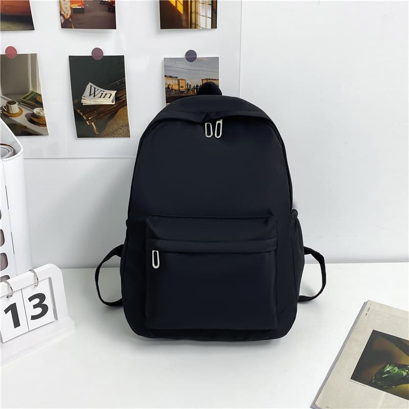 Nylon Lightweight Casual Backpack for Men and Women, Japanese Style Large Capacity Travel Simple Backpack, High School Middle School Student School Bag
