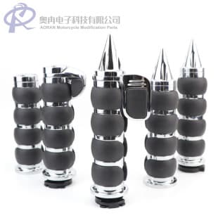 Harley Handlebar Grips Motorcycle Modified Grip Rubber Zinc Alloy Harley Prince Retro Grip 25MM/22MM