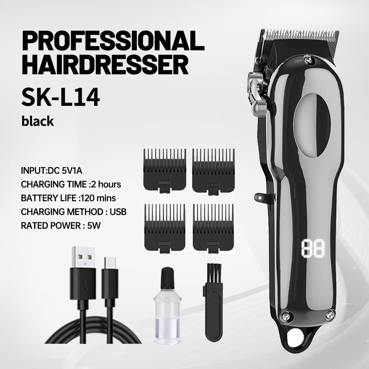 Hair Clipper Electric Barber Clipper Professional Oil Head Shop Retro Carving Razor Special Gradient Hair Cutter