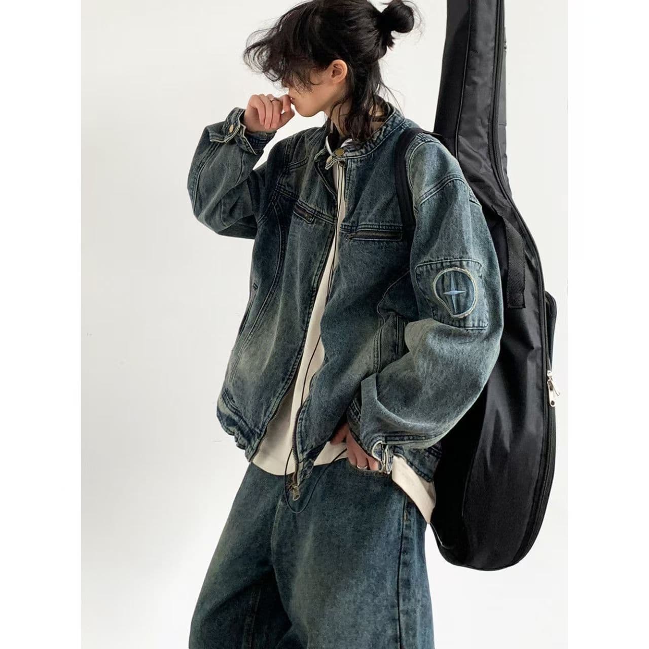 American Retro Short Jacket Men 2025 Autumn New Style Cool Cleanfit Regular Shoulder Notch Lapel Cross-Border