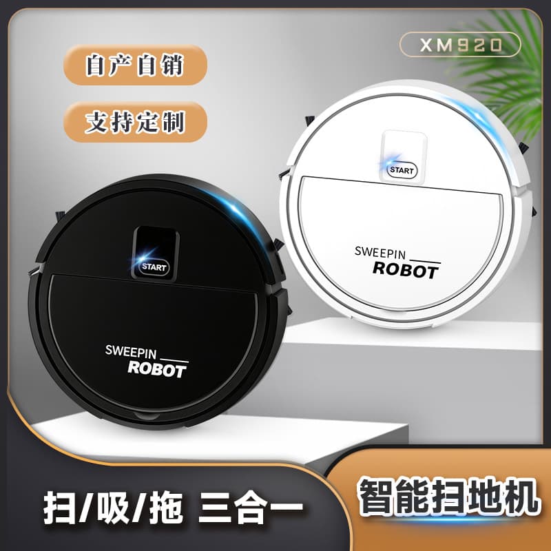 Cross-border Hot Selling Wholesale Smart Vacuum Cleaner Home 3-in-1 Sweeping, Suction, and Mopping Multi-functional Automatic Robot Vacuum