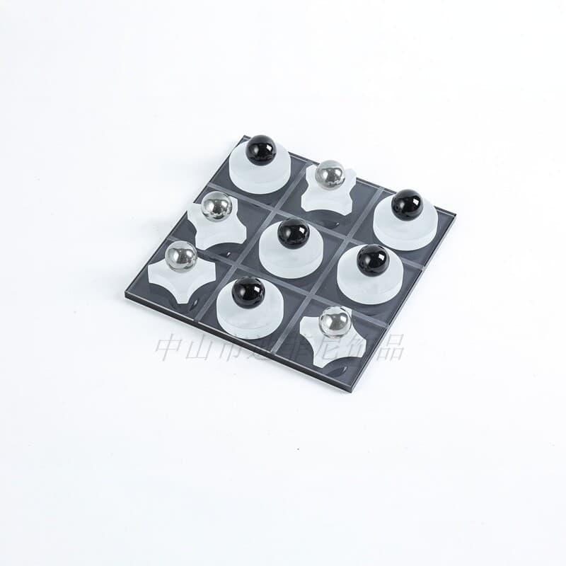 Modern Light Luxury Crystal Chessboard Ornament Acrylic Magnetic Chess Pieces Office Desktop Decoration