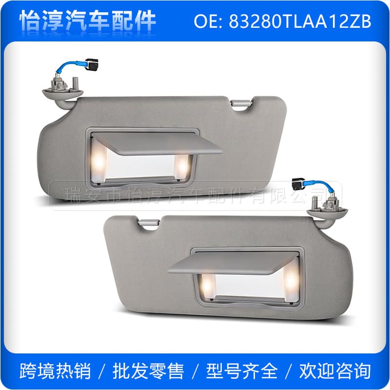83280-Tla-A12Zb Is Suitable for 2017-2022 Honda Cr-V Left and Right Side Sun Visors with Lights