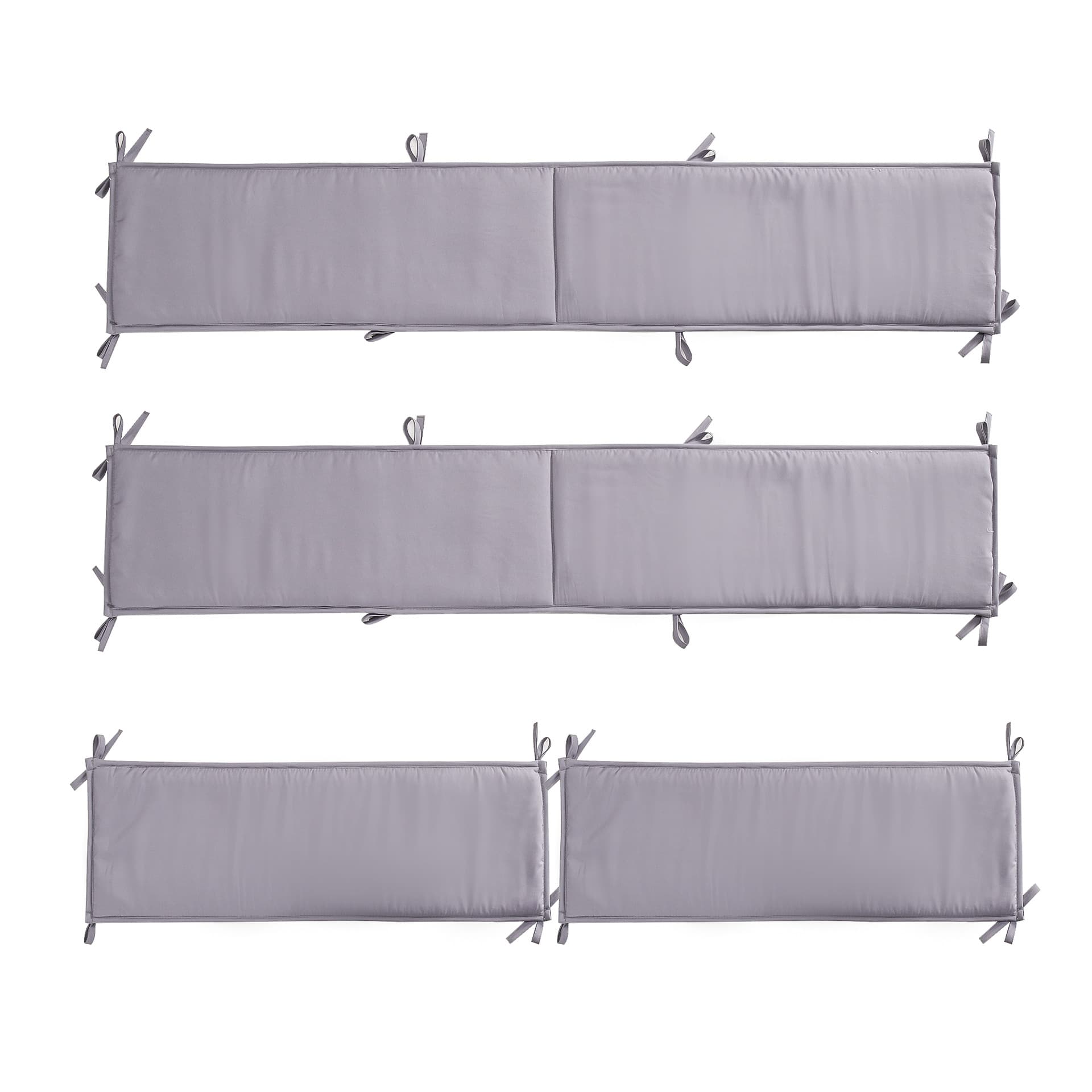 Cross-border plain-colored infant anti-collision protective crib bumpers and headboards from direct factory supply
