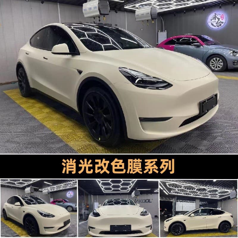 PET car color changing film matt aluminum mercury matte series full car film high quality series factory batch batch in one roll