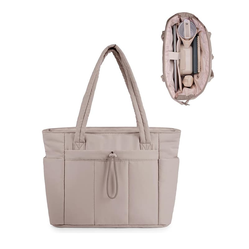 Amazon New Tote Bag Women's Handbag Lightweight Portable Travel Bag Quilted Shoulder Bag Casual Handbag
