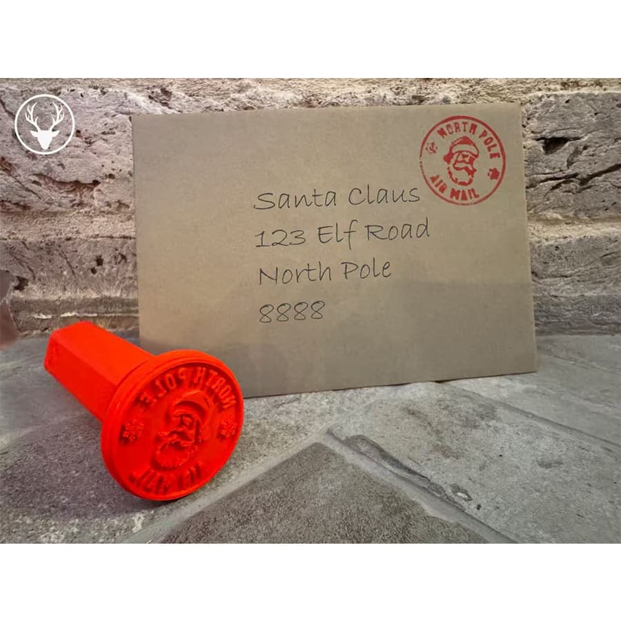 Cross-Border Christmas Hot-Seller 3D Printed Santa Claus Stamps, Christmas Envelope Seals, Rubber Stamps