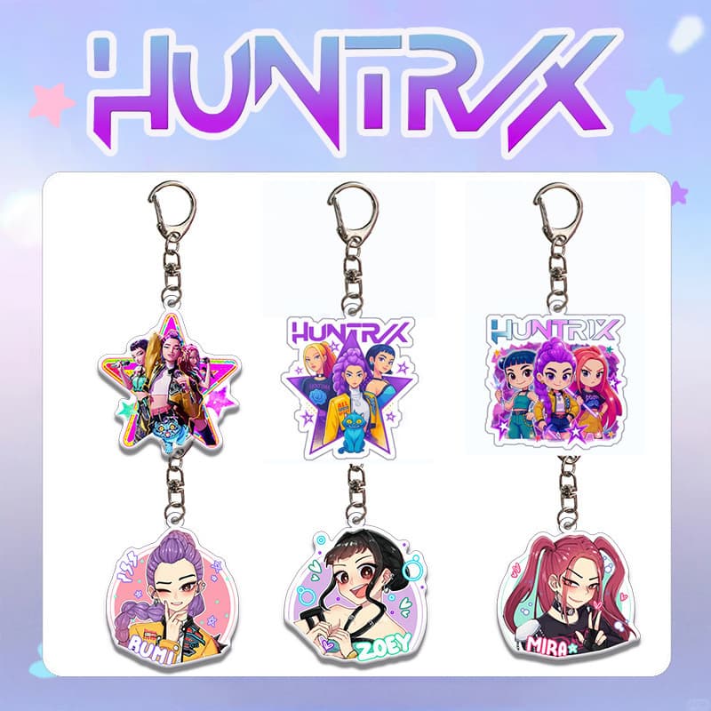 HUNTRIX witch hunter group acrylic keychain bag pendant accessories jewelry KPOP peripheral customization