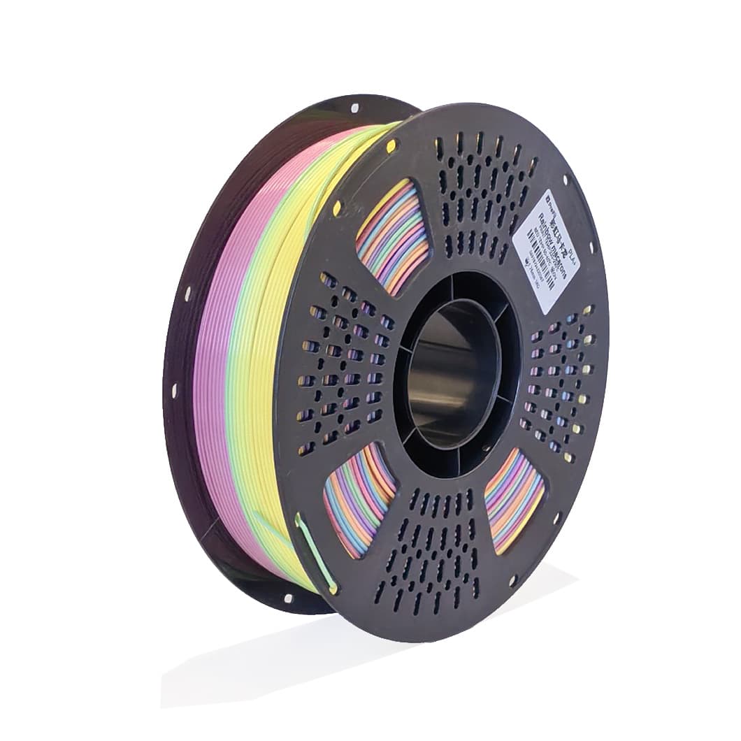 3D Printer Filament PLA+ Rainbow PLA Filament 1.75mm Diameter 3D Filament Rainbow Macaron