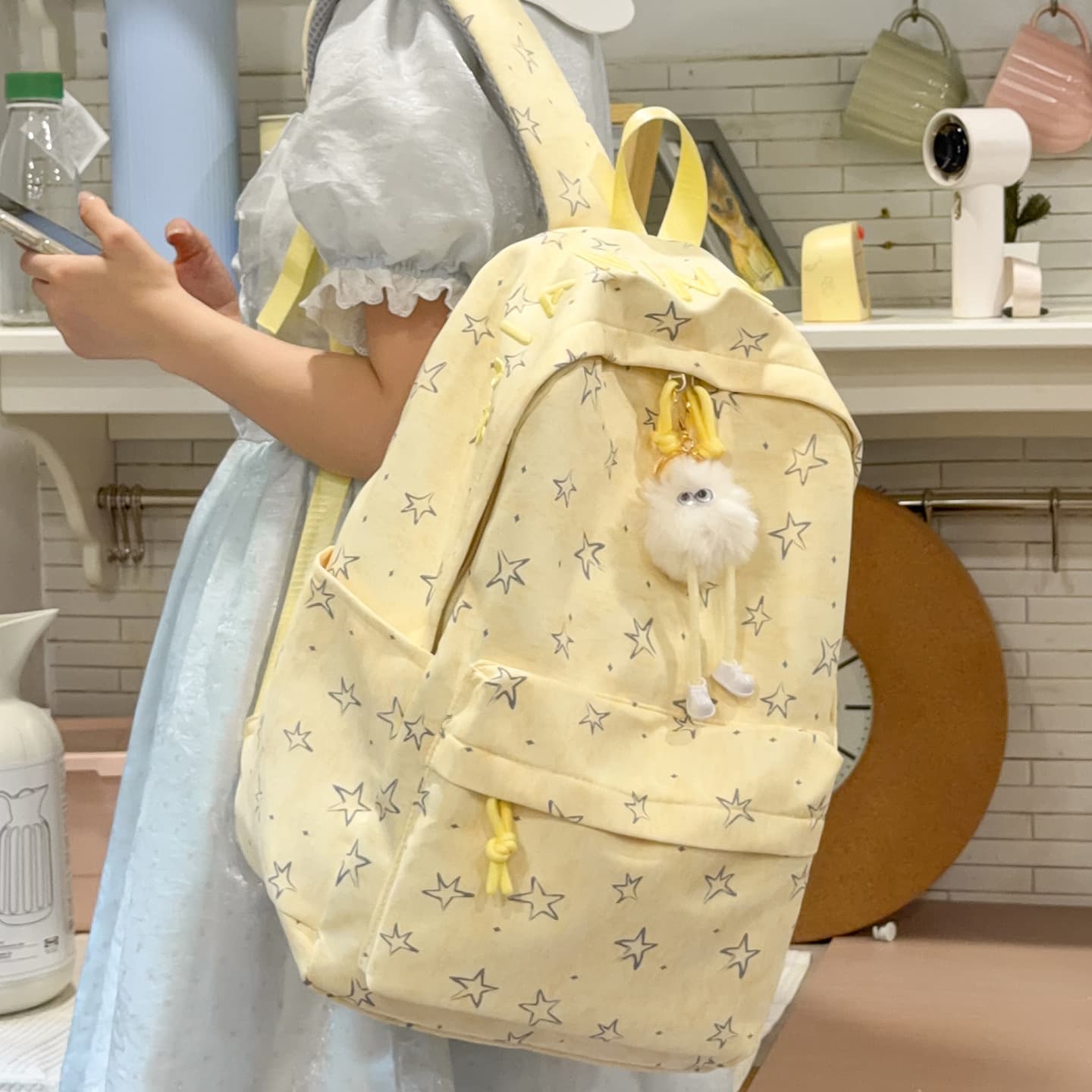Schoolbags for girls, elementary school students, high school students, high school students, good-looking, lightweight, ultra-light, large-capacity backpacks
