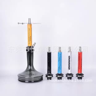 Stainless Steel Hookah Digital Storm Tech Style Hookah with Silicone Hose Hollow Handle Hookah
