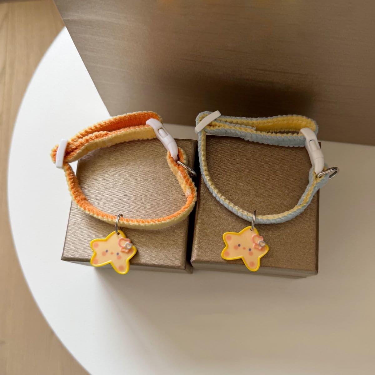 Starry Ocean Pet Dog Collar Cat Small Dog Neck Collar Cute Pendant Puppy Necklace Adjustable Decoration
