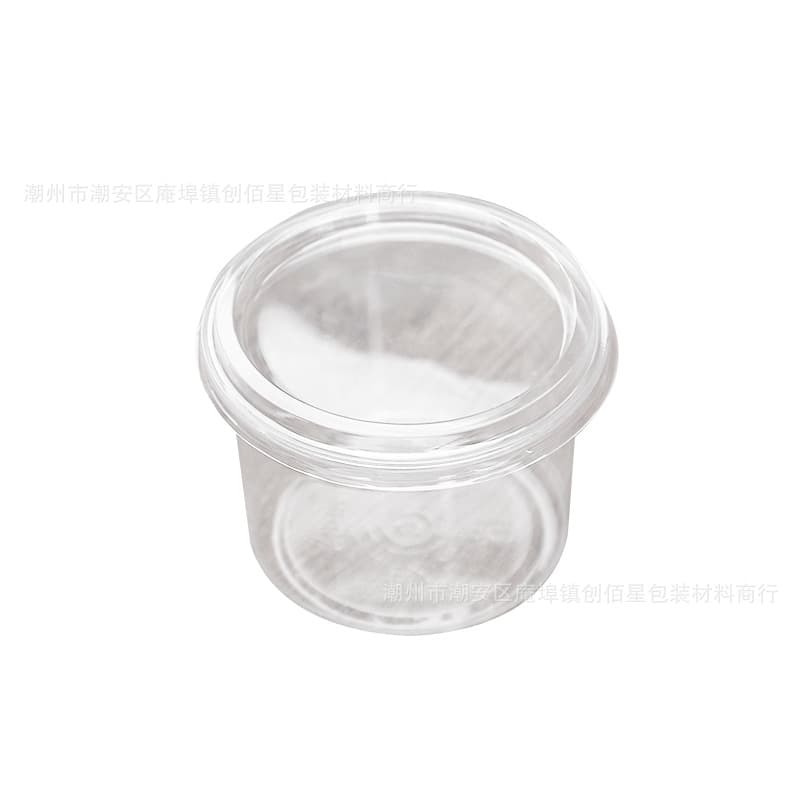 Trendy Disposable Clear Fruit Cup Fruit Cutting Box Picnic Camping Fruit Salad Ice Jelly Takeout Packaging Box Commercial