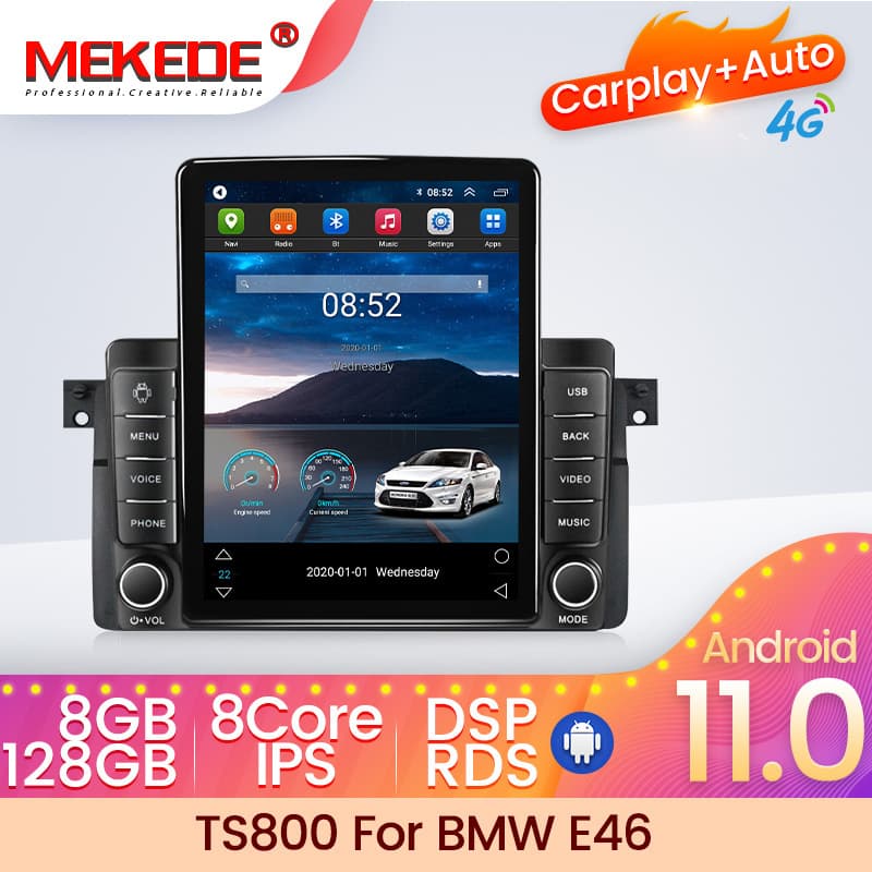 Vertical Screen Car Android Navigation for BMW E46 99-05 M3 320I Stele Machine Cross-border Supply