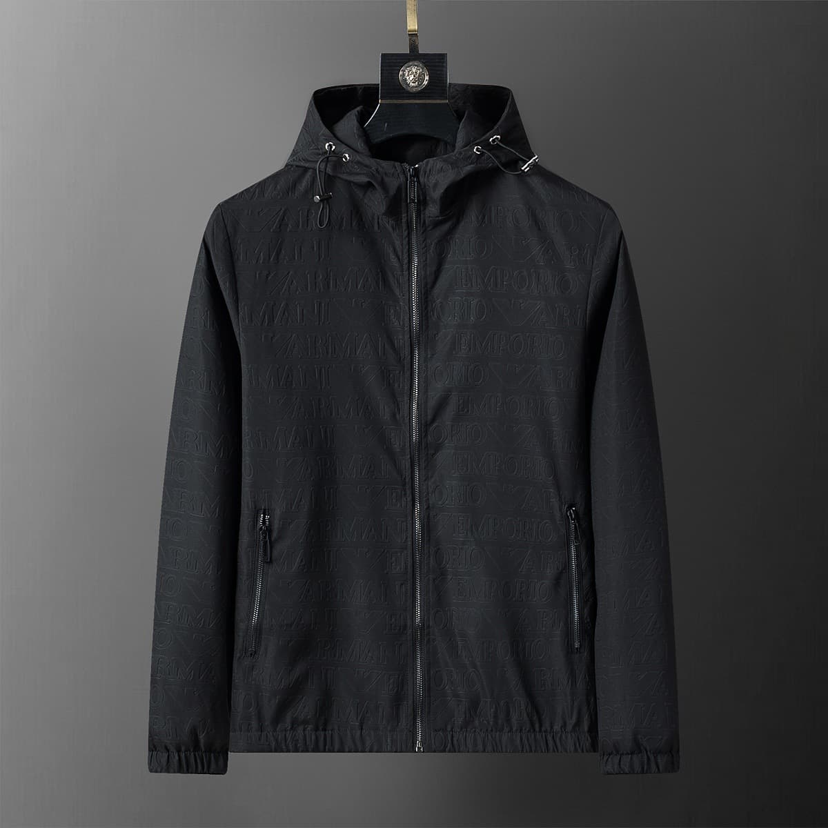 P Family New 25FW High-Quality Sporty Recycled Nylon Jacket Loose Fit Unisex