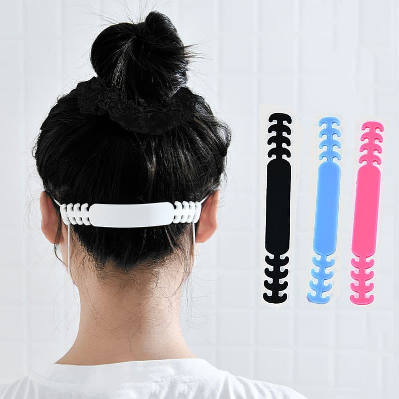 Mask Wearing Aid to Prevent Ear Pressure and Pain, Adjustable and Washable Ear Hook for Children and Adults
