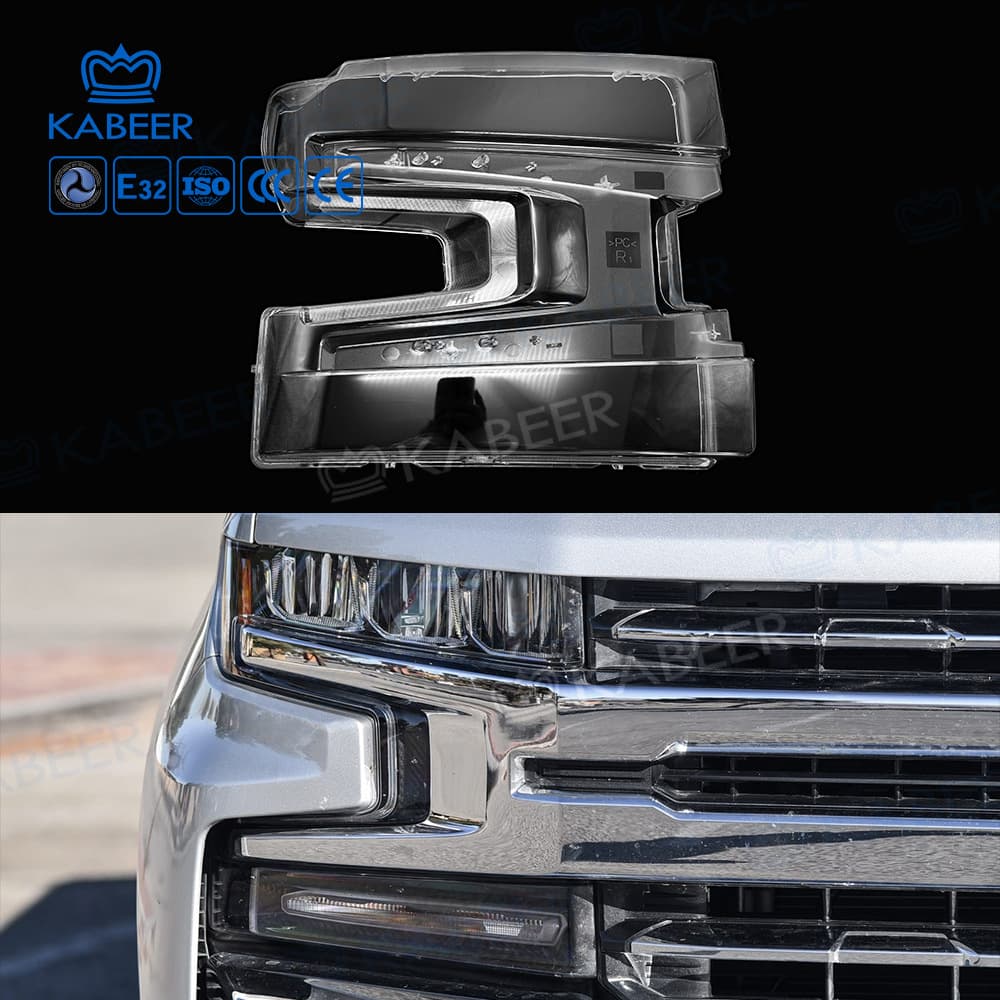 Headlight Lens for Chevrolet Silverado 2019-2024 Models 2019-2024 Chevrolet Silverado Headlight Lens