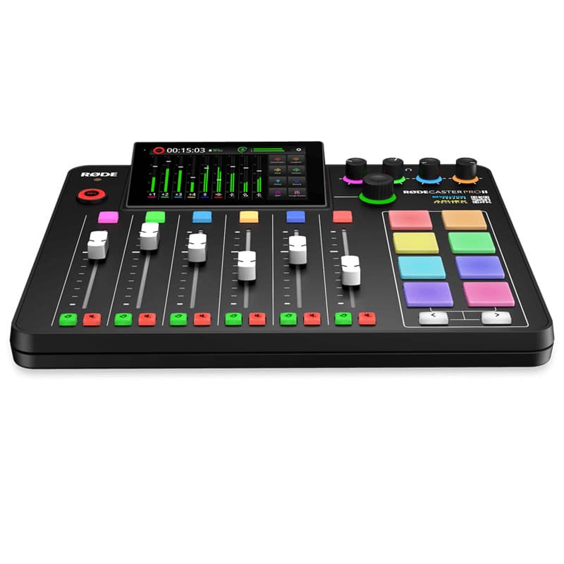 RODE CasterPro II second generation integrated podcast workbench mixer audio workstation