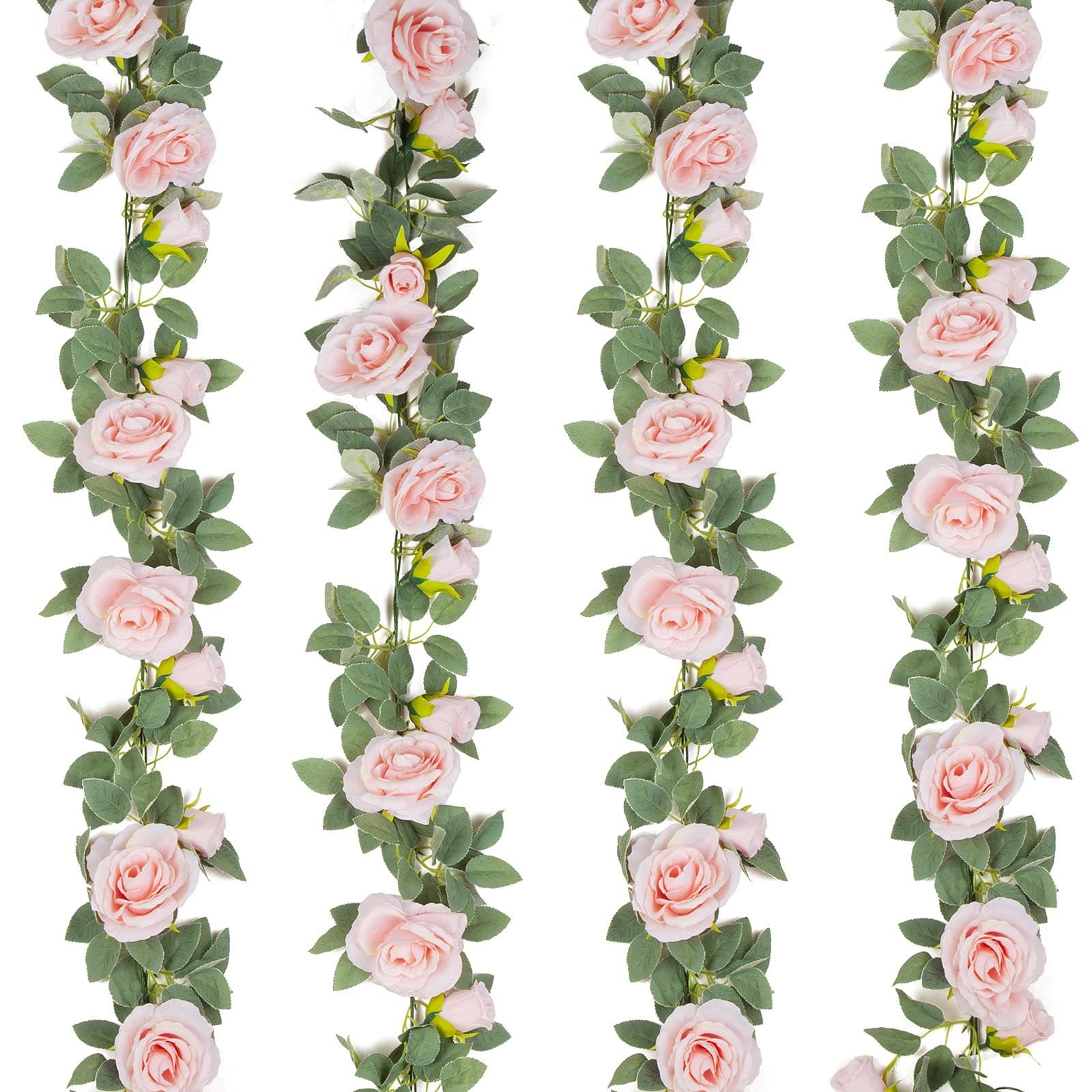 Artificial Rose Vine Imitation Silk Garland Hanging Vine Wedding Arch Party Backdrop Arch Garden Stair Decoration
