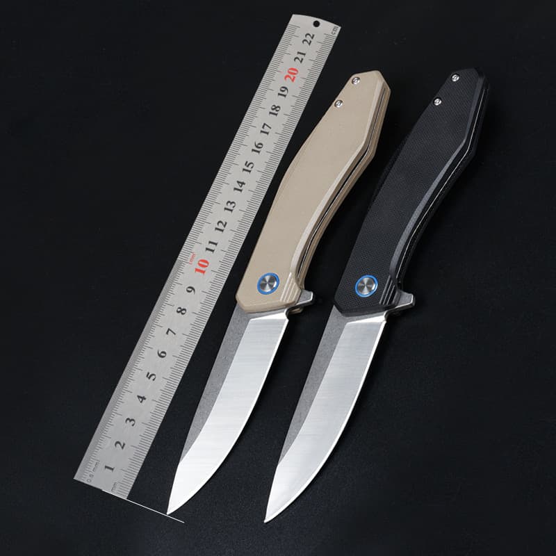 Russian Folding Knife Outdoor Knife Hiking Portable Knife 5CR Multi-Purpose Fruit Knife G10 Handle Yangjiang Knife