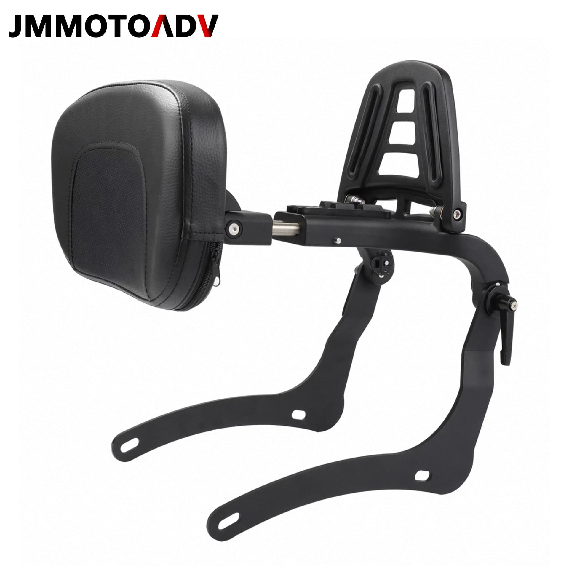 Compatible with Kawasaki Vulcan 900 VN900 Folding Backrest Modification Retractable Foldable Rear Backrest for Passenger and Driver