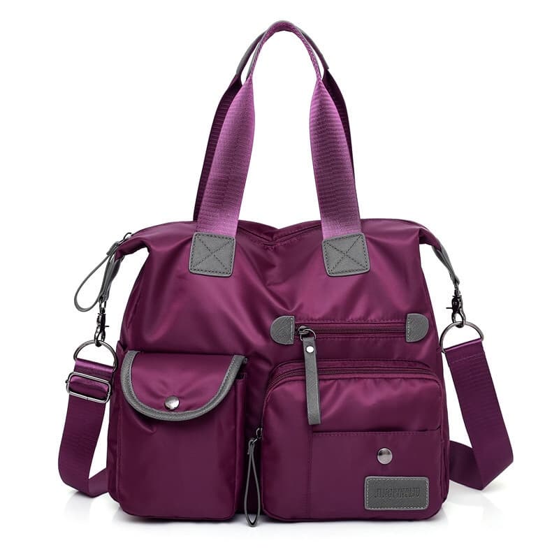 Women's Canvas Shoulder Bag, Nylon Oxford Cloth Large Tote, Autumn Winter Mom Messenger Bag