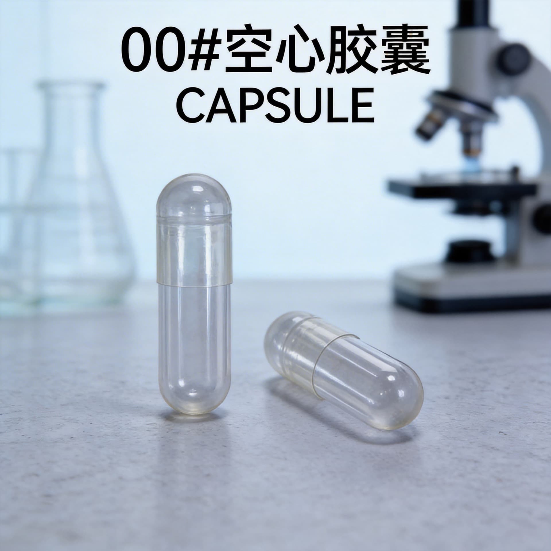 Size 00 Empty HPMC Plant Capsules, Pearl White Gold Shell, for Supplements