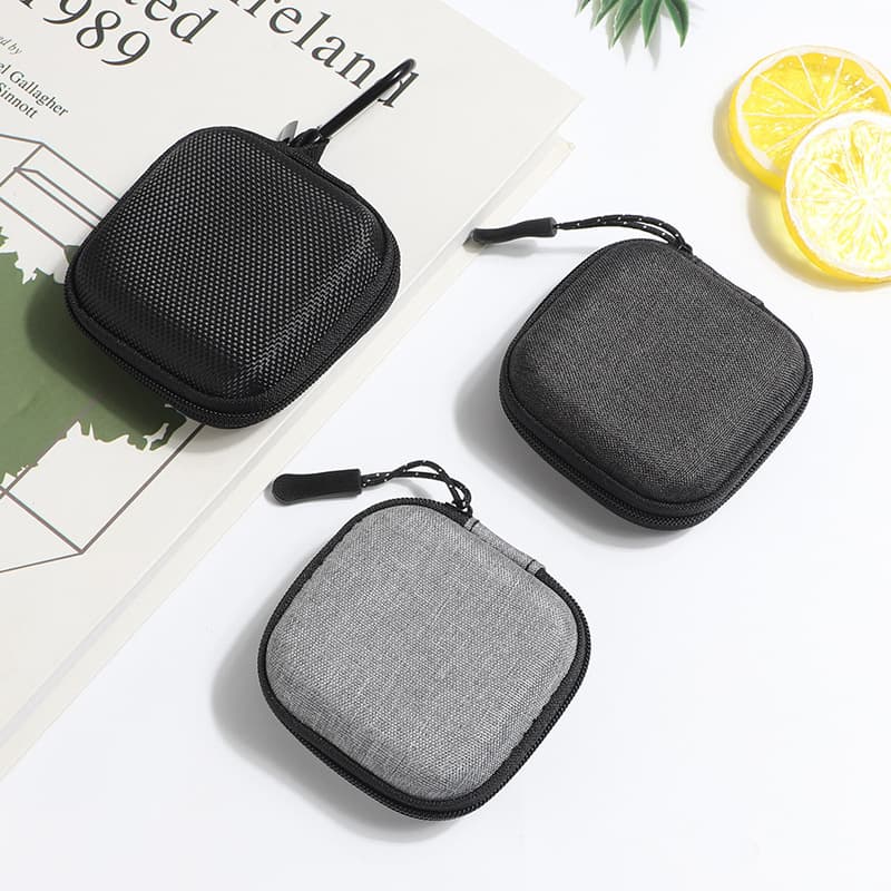 Ready-to-ship EVA digital storage boxes, portable hard drive cases, thickened Oxford fabric small square bags for power cords and data cables