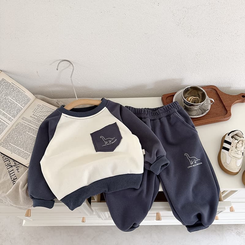 Boys sweatshirt suit spring and autumn 2025 new spring clothes children 2 years old boy clothes 3 baby spring suit