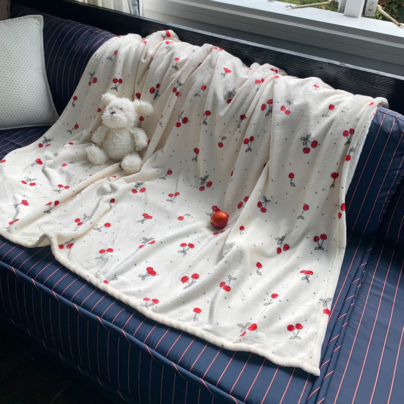 Cross-border Milk Fleece Blanket Flannel Throw Blanket Leisure Sofa Blanket Dorm Office Nap Blanket Air Conditioning Blanket