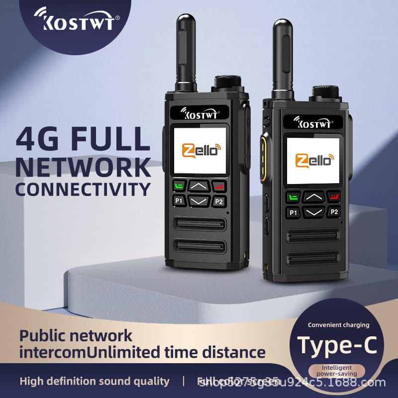 ZELLO Global POC 4G Walkie-Talkie for Worldwide Communication