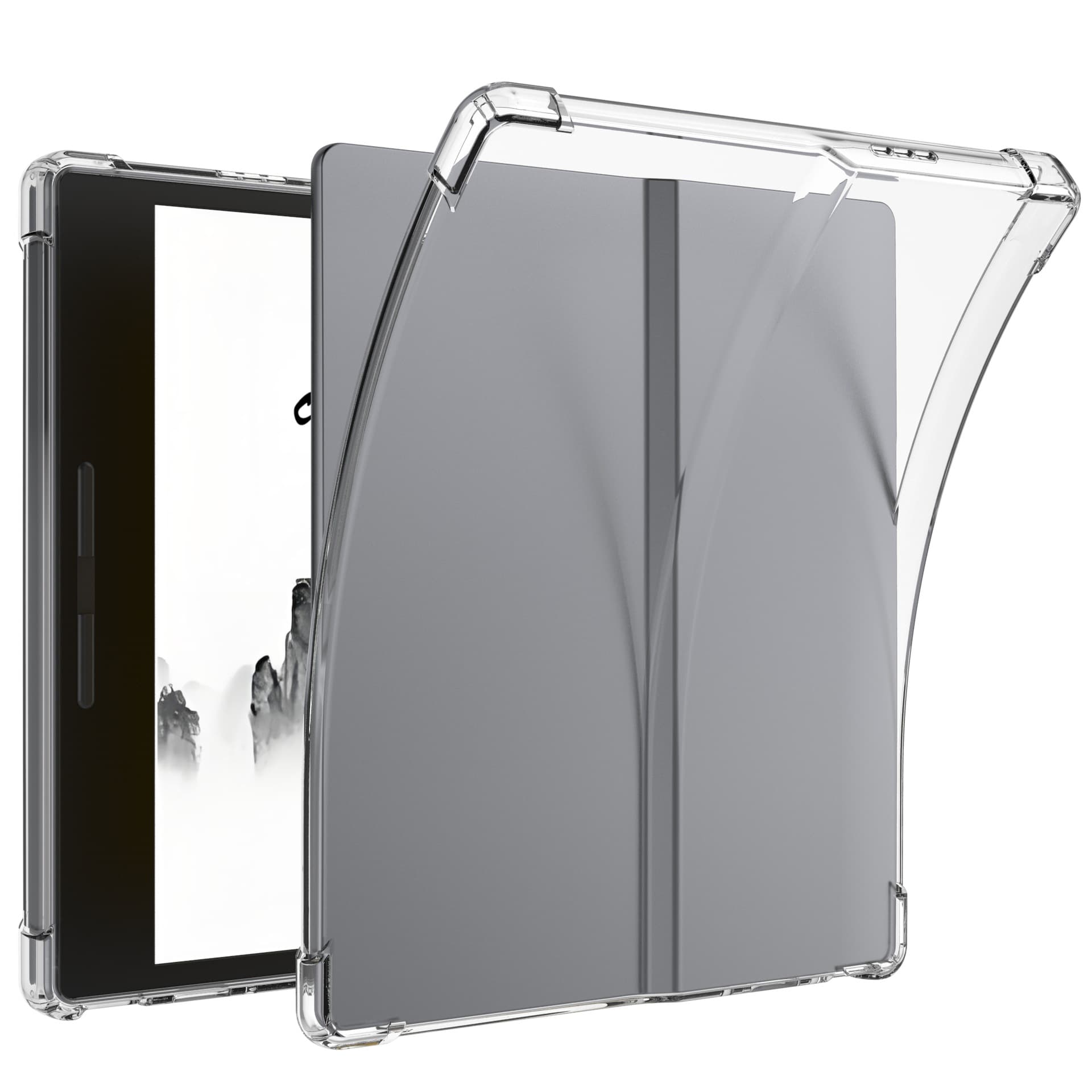 Compatible with Hanvon Clear7 E-book Reader Case, Hanvon Clear 7-inch Full-wrap Transparent Soft Shell