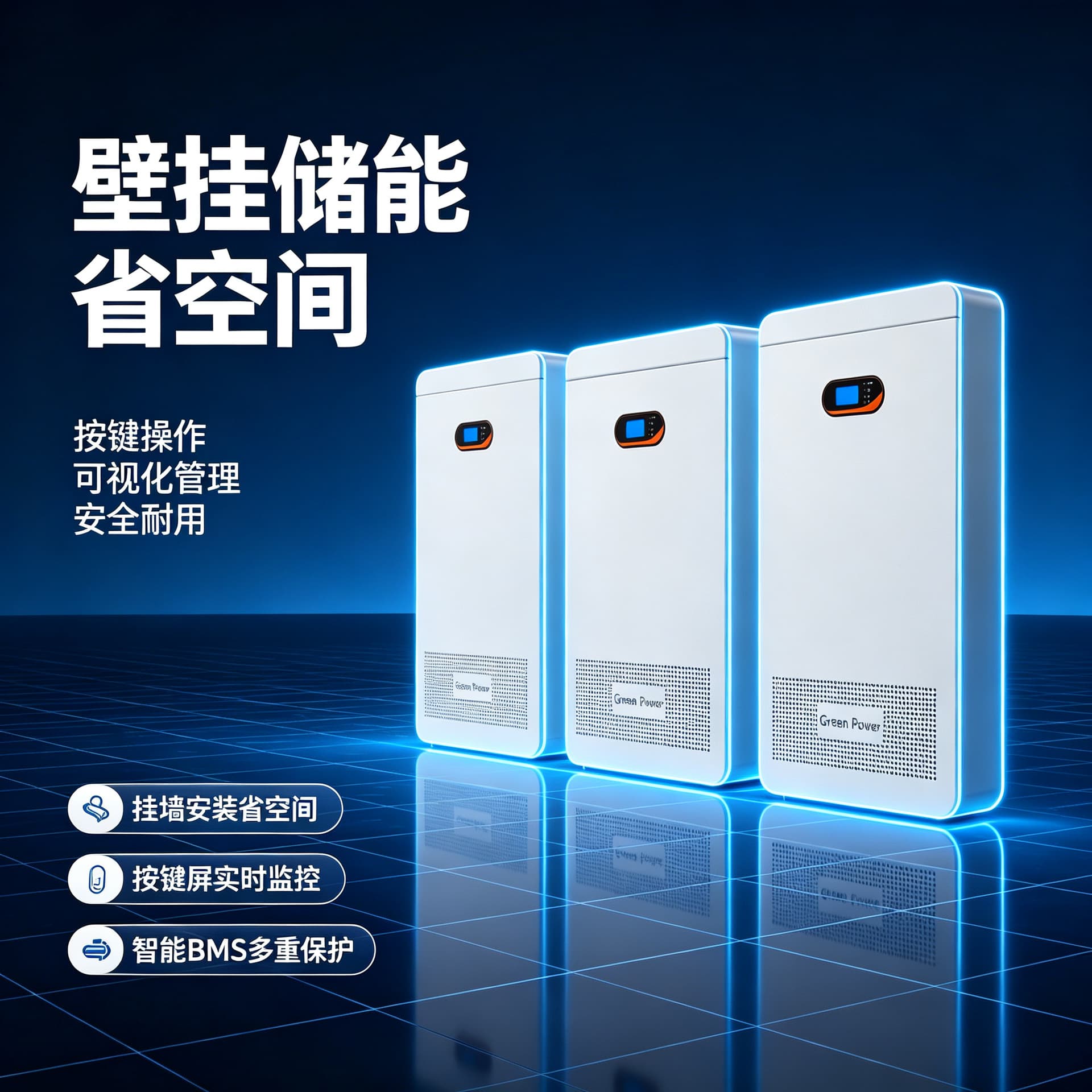 Lithium Battery Solar Storage All-in-One Machine 48V Energy Storage Battery Wheeled Home Outdoor Portable Peak-Valley Electricity Price Storage