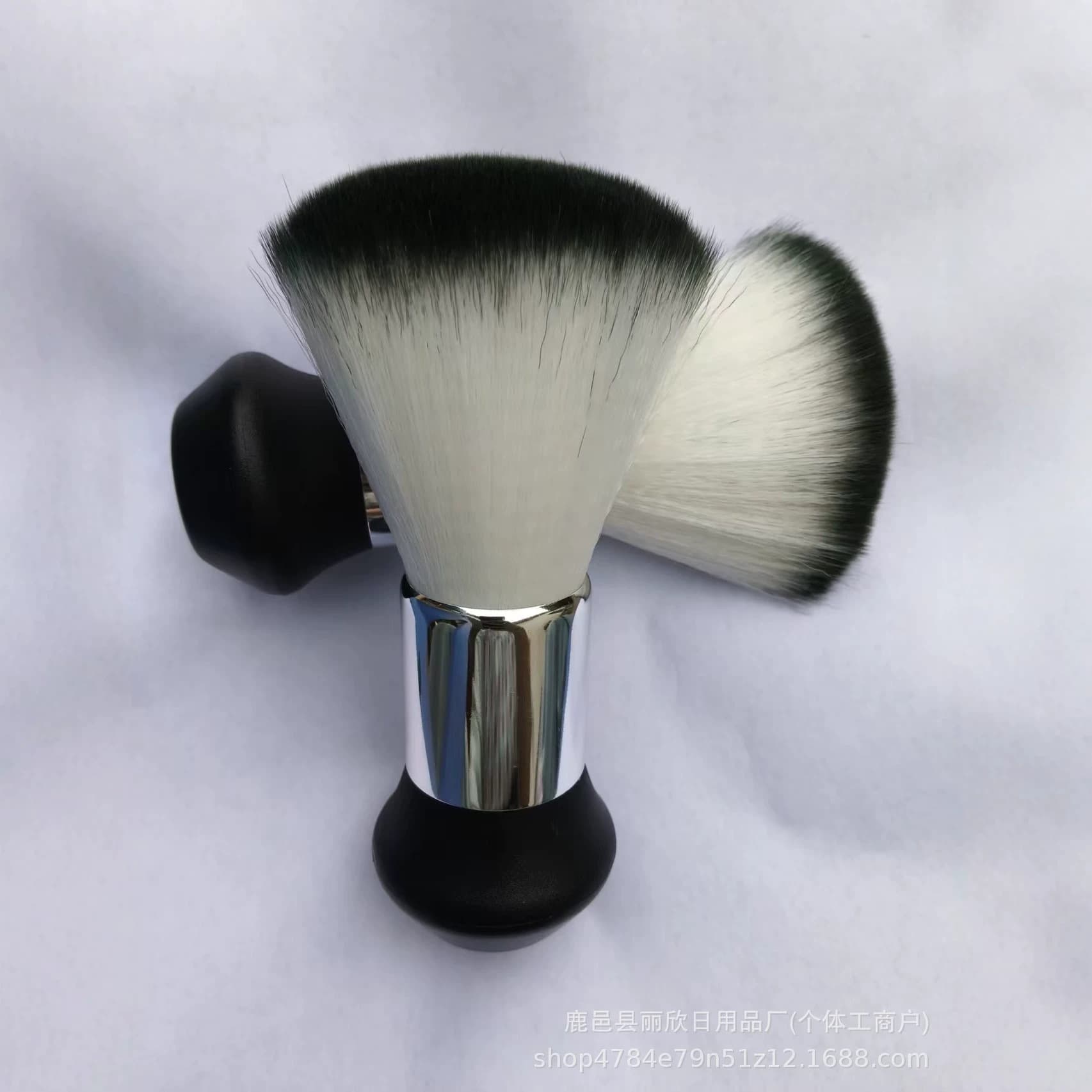 New Cross-Border Glossy Hairdressing Brush Salon Hair Sweeping Brush Hair Clipping Brush Barber Neck Brush Cleaning Tool