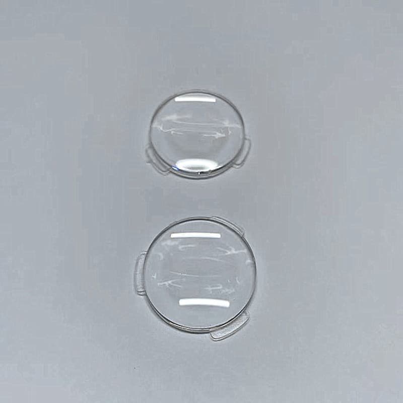 Acrylic Plastic PMMA Lens 25mm with Triangular Lens, 3x Magnifier Welcome