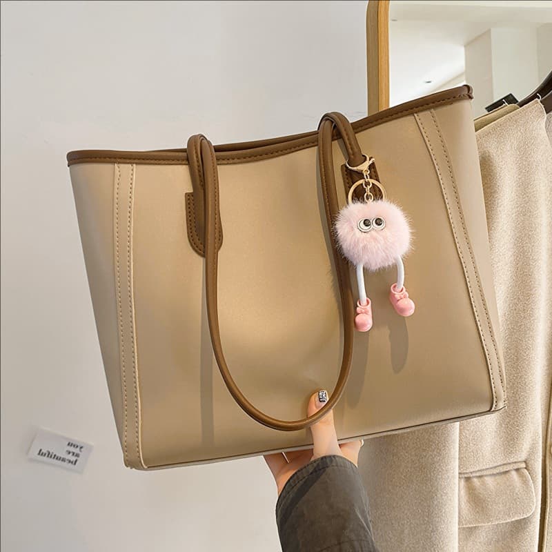 Cross-border atmospheric commuting texture handbag 2026 new versatile Korean style single shoulder armpit bag temperament tote bag