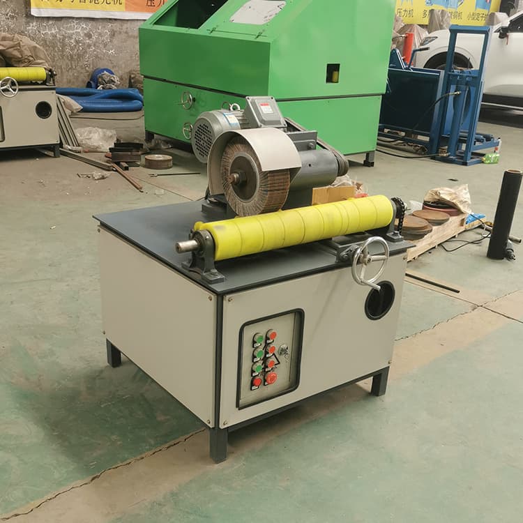 Vertical Round Tube Polishing Machine, Single-station Round Tube Sander, Multi-functional Round Tube and Bar Grinding and Brushing Equipment