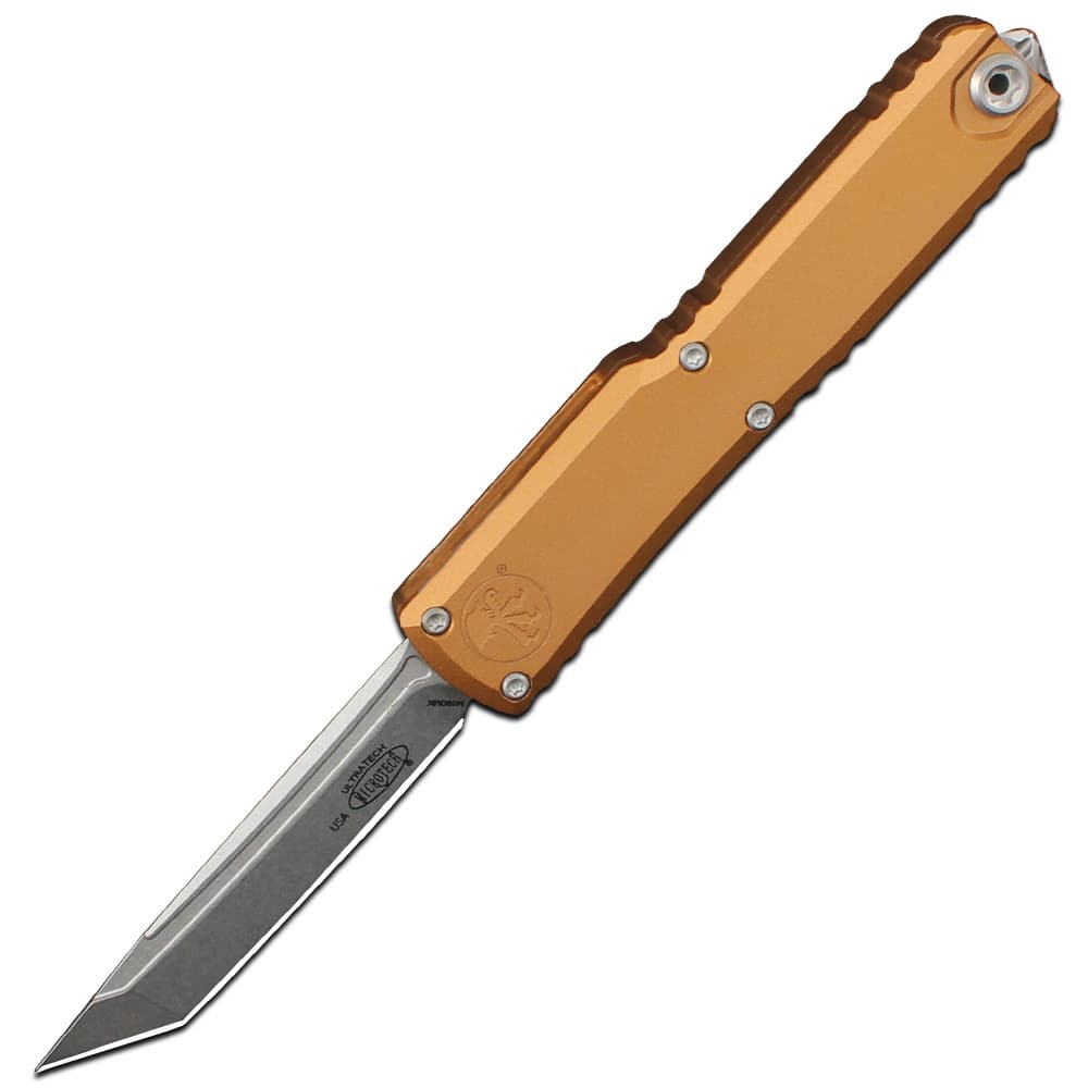 Cross-Border Hot Selling Micro-Tech UT II Folding Knife Camping Outdoor Survival Pocket Portable Folding Knife Fruit Knife