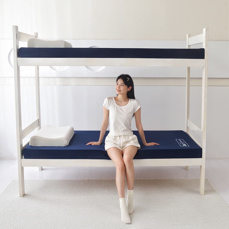 2026 new air layer slow rebound memory mattress student dormitory non-slip folding mattress thickened protective cover