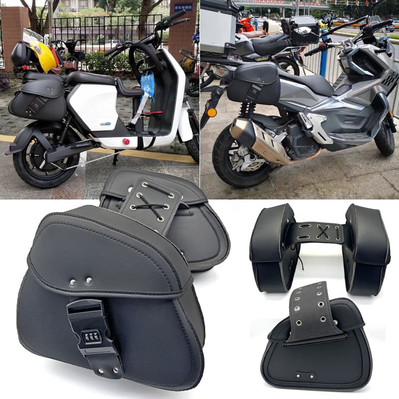 Waterproof Side Saddlebag for Scooter Motorcycle Electric Scooter Storage Bag Motorcycle Rider Bag