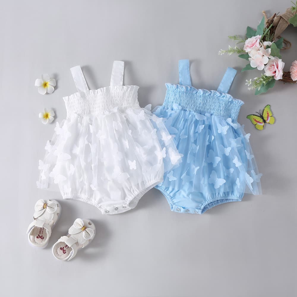 2023 Girls Suspender Dress Summer New Baby Harness Summer Dress Princess Dress Baby Summer Performance Dress