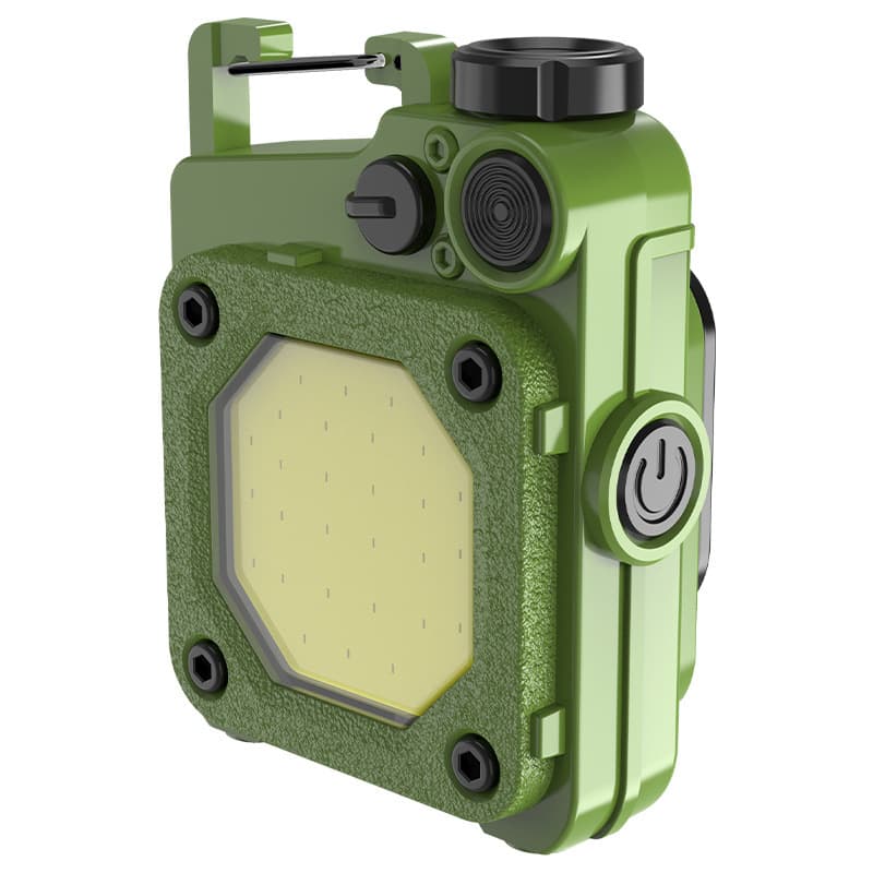 Keychain flashlight with strong light, rechargeable, ultra-bright, multifunctional, portable mini work light for outdoor use