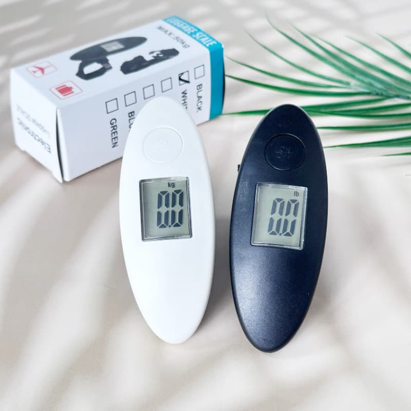 Chunyi Handheld Scale 50kg Multifunctional Travel Luggage Scale for Airplane, Portable Electronic Hanging Scale for Home and Baggage