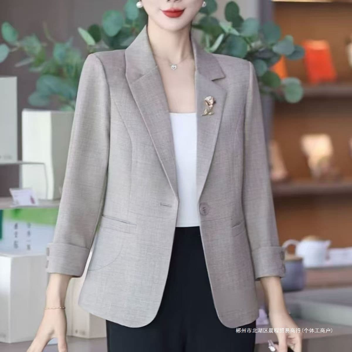 2025 Spring/Summer New Style Women's Suits, Plus Size, High-End Women's Suit, Casual Slim Fit, Summer Jacket
