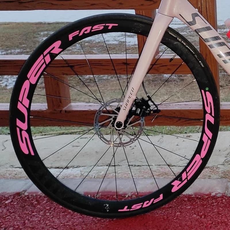 Bicycle Wheel Stickers, Road Bike Reflective Decals, Mountain Bike Rim Decoration, Carbon Wheel Modification