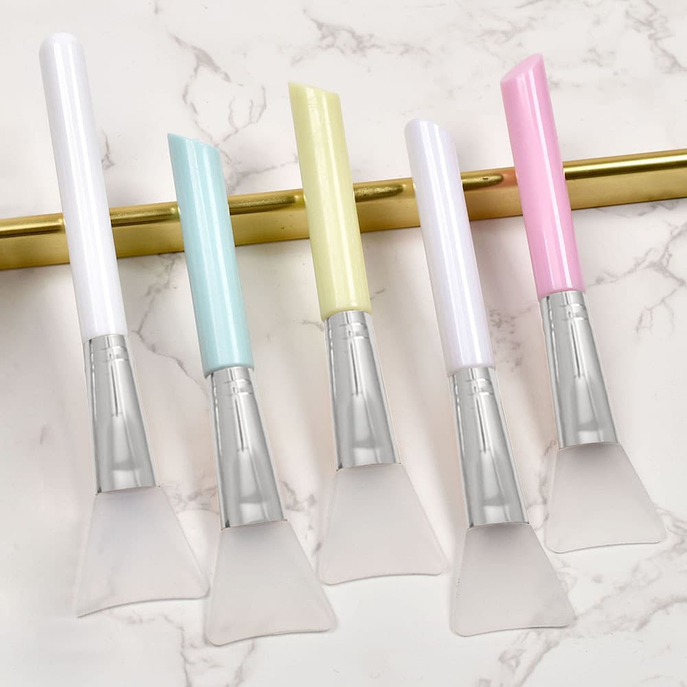 Factory direct sales cross-border silicone mask brush, mask adjustment stick, facial mask, beauty tools, silicone brush, makeup brush, silicone
