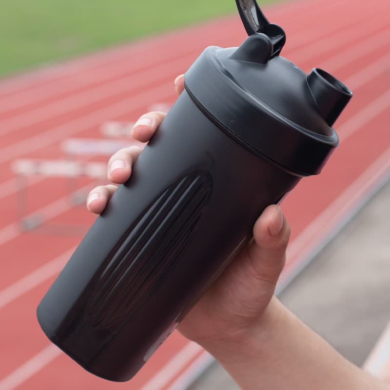 High-end Custom Shaker Bottle Protein Powder Sports Water Bottle with Ball Shake Mixing Cup 600ml Full Color Printable Logo