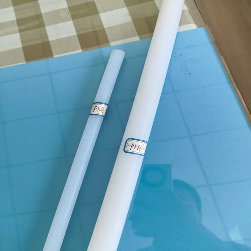 White PFA Board Kunshan Perfluoroethylene Natural Imported PFA Thick Plate DuPont Round Bar