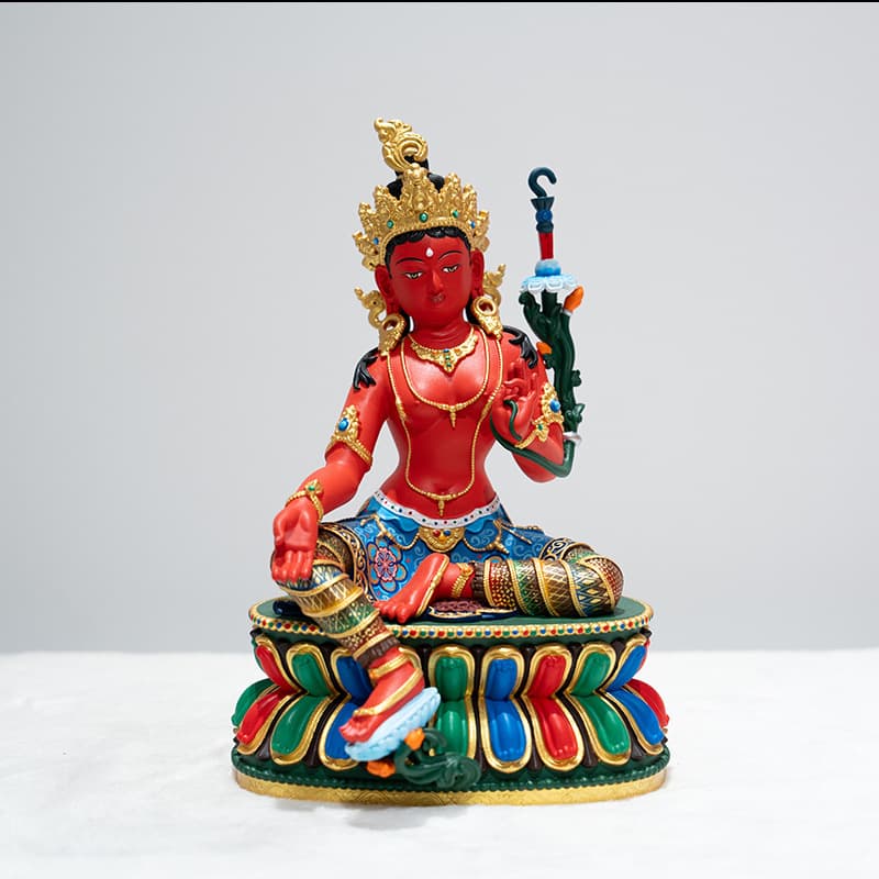 Custom High-Tech Precision Casting Buddha Statue Ornament, Pure Copper Bodhisattva Shakyamuni Gold-Plated Pure Silver Copper Ornament Craft Customization
